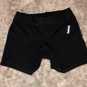 black reebok spandex